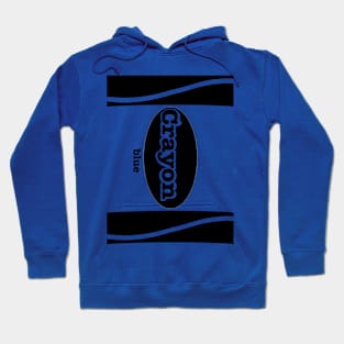 Color Blue Hoodie